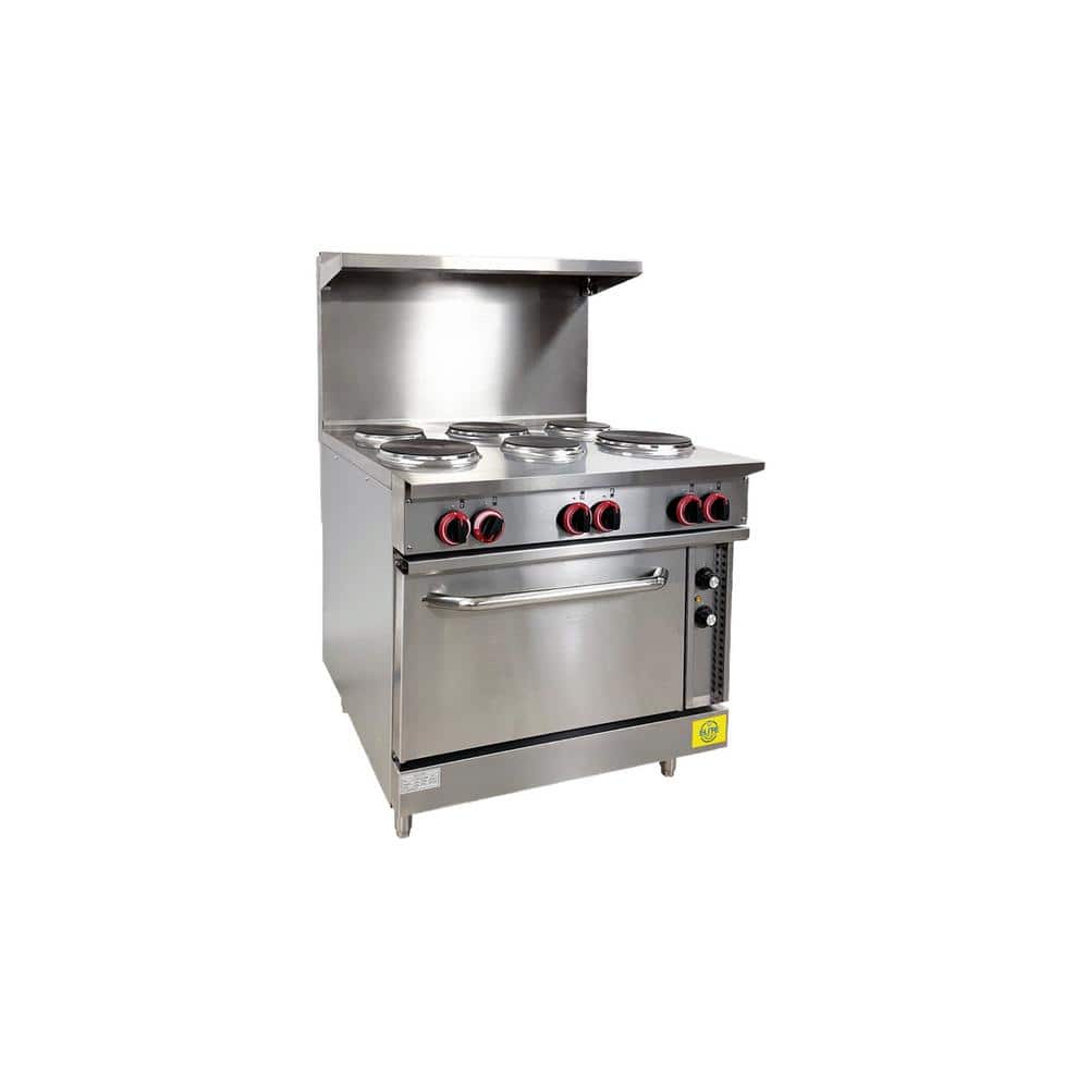 36.6 in. Sealed Element Electric Range 208-Volt 3Ph ER36E Stainless Steel