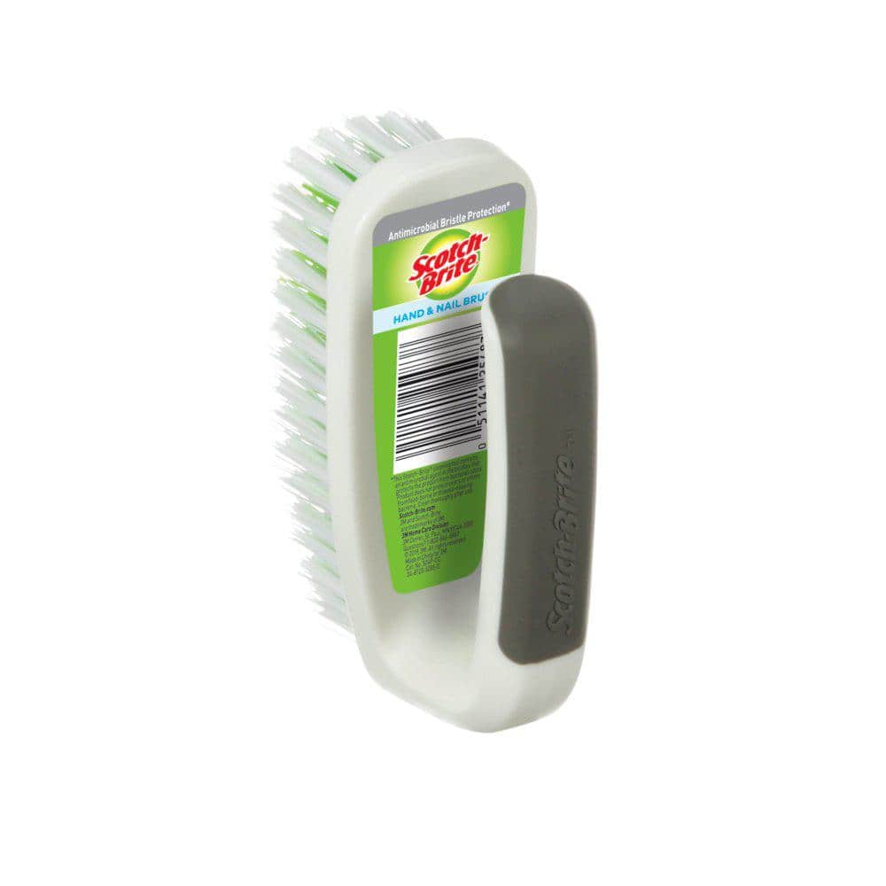 Scotch-Brite Shower Scrubber Poly Fiber Stiff Tile and Grout Brush in the  Tile & Grout Brushes department at