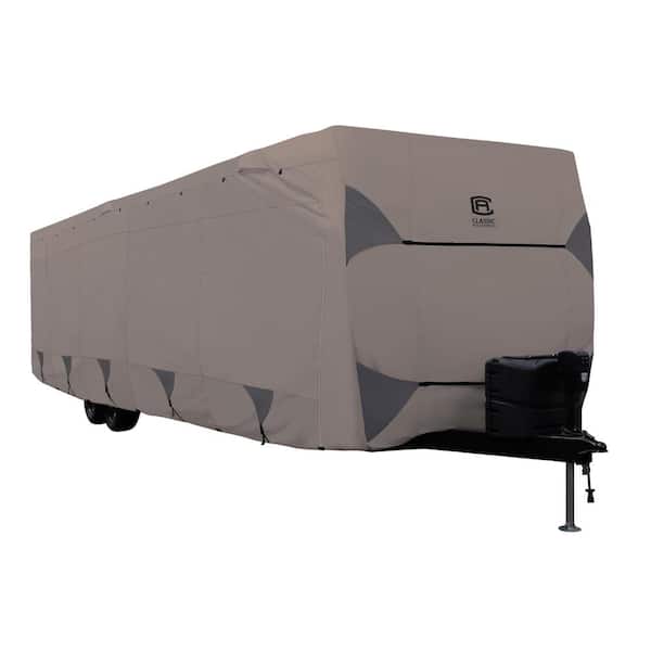 Classic Accessories Encompass 294 in. L x 102 in. W x 104 in. H Travel Trailer RV Cover