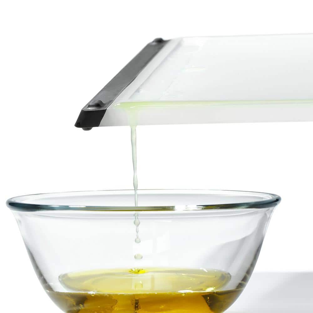 Clear Plastic Rectangular Cutting Board Set with Non-Slip Feet