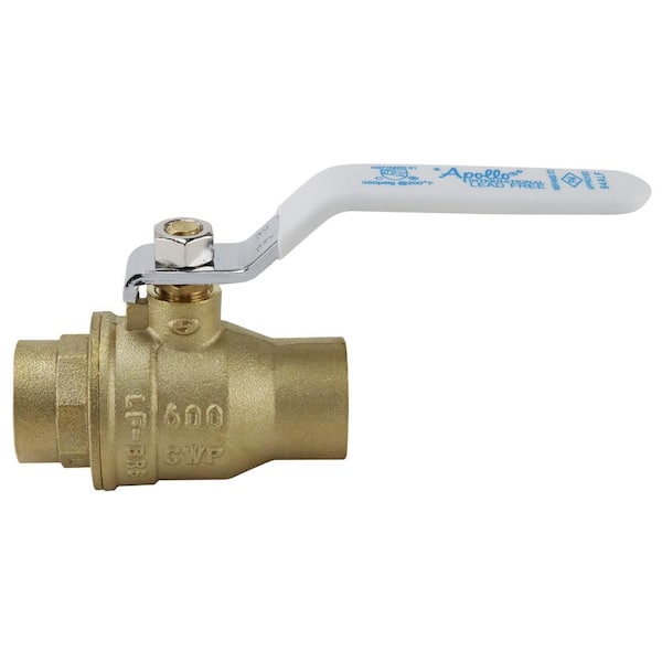 Apollo 3/4 in. Lead Free Brass SWT x SWT Ball Valve
