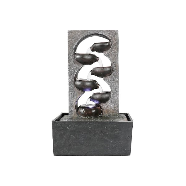 Unbranded 6-Tier 9.5 in. Tabletop Fountains with LED Lights