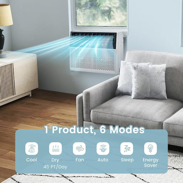 Costway 8,100 (DOE) BTU 115 V Through the Wall AC Window Air