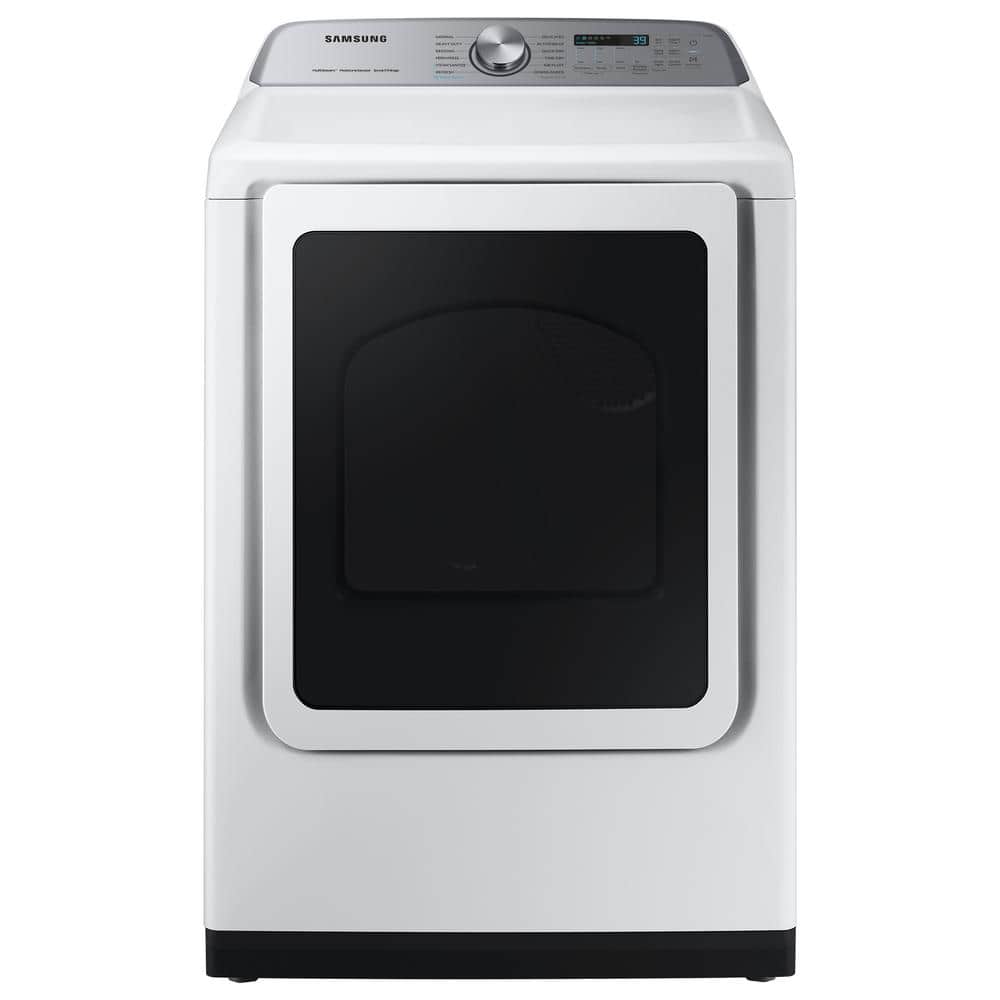 7.4 cu. ft. vented Gas Dryer with Steam Sanitize+ in White