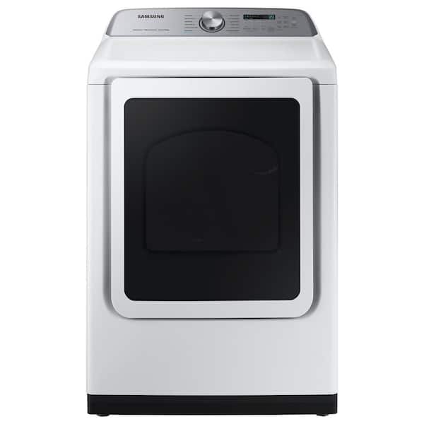 Samsung 7.4 cu. ft. vented Gas Dryer with Steam Sanitize+ in White