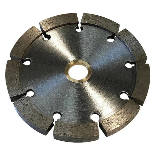 4 in. Diamond Tuck Point Blades For Mortar, 3/8 in. Tuck Width, Single Blade, 7/8"-5/8" Non-Threaded Arbor