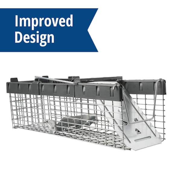 Havahart Small 1-Door Humane Catch-and-Release Live Animal Cage Trap for Squirrel, Weasel, Chipmunk