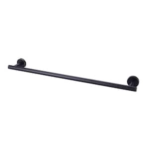 24 in. Wall Mounted Single Towel Bar Bath Hardware Accessory in Oil Rubbed Bronze