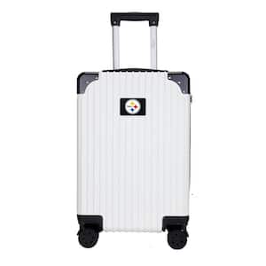 Pittsburgh Steelers premium 2-Toned 21" Carry-On Hardcase in White