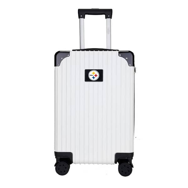 Mojo Pittsburgh Steelers premium 2-Toned 21" Carry-On Hardcase in White