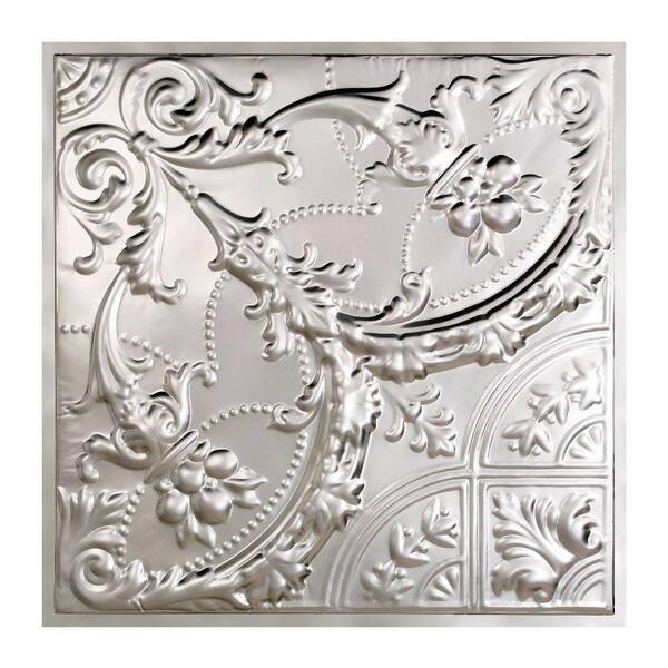 Great Lakes Tin Saginaw 2 ft. x 2 ft. Lay-in Tin Ceiling Tile in Unfinished