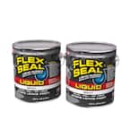 Flex Seal Liquid Gray 1 Gal. Liquid Rubber Sealant Coating (2-Piece)