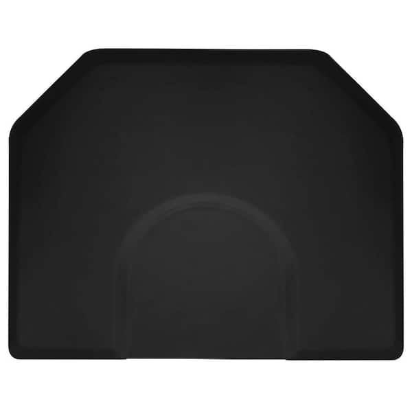 Saloniture 5 Ft. X 4 Ft. Salon & Barber Shop Chair Anti-fatigue Mat - Black  Hexagon, 1 Inch Thick : Target