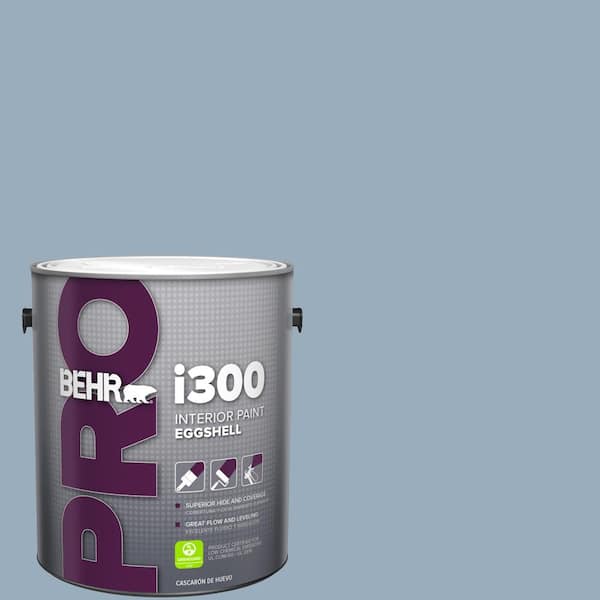 BEHR PRO 1 gal. #S510-3 Ombre Blue Eggshell Interior Paint