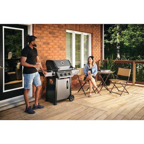 NAPOLEON Freestyle 425 4-Burner Natural Gas Grill in Graphite Grey F425DNGT  - The Home Depot