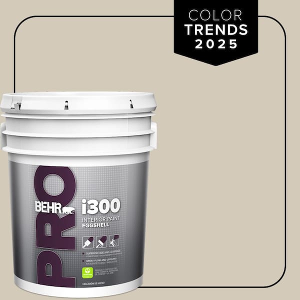 5 gal. Designer Collection #DC-010 Even Better Beige Eggshell Interior Paint