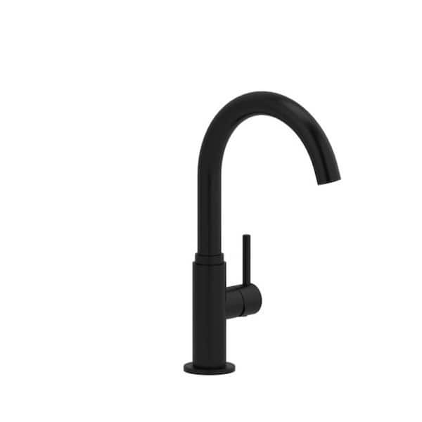 RIOBEL Azure Single Handle Bar Faucet in Black
