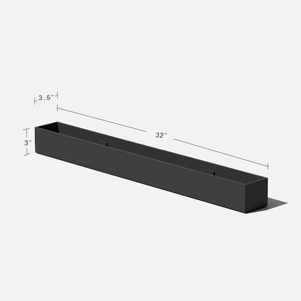 Veradek GEO Trough Planter - Black Veradek GEO Trough Planter - Black