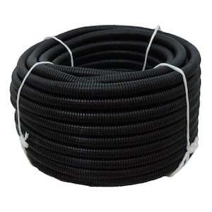 HYDROMAXX 1-1/2 in. Dia. x 100 ft. Orange Flexible Corrugated Polyethylene  Non Split Tubing and Convoluted Wire Loom OLNS112100 - The Home Depot