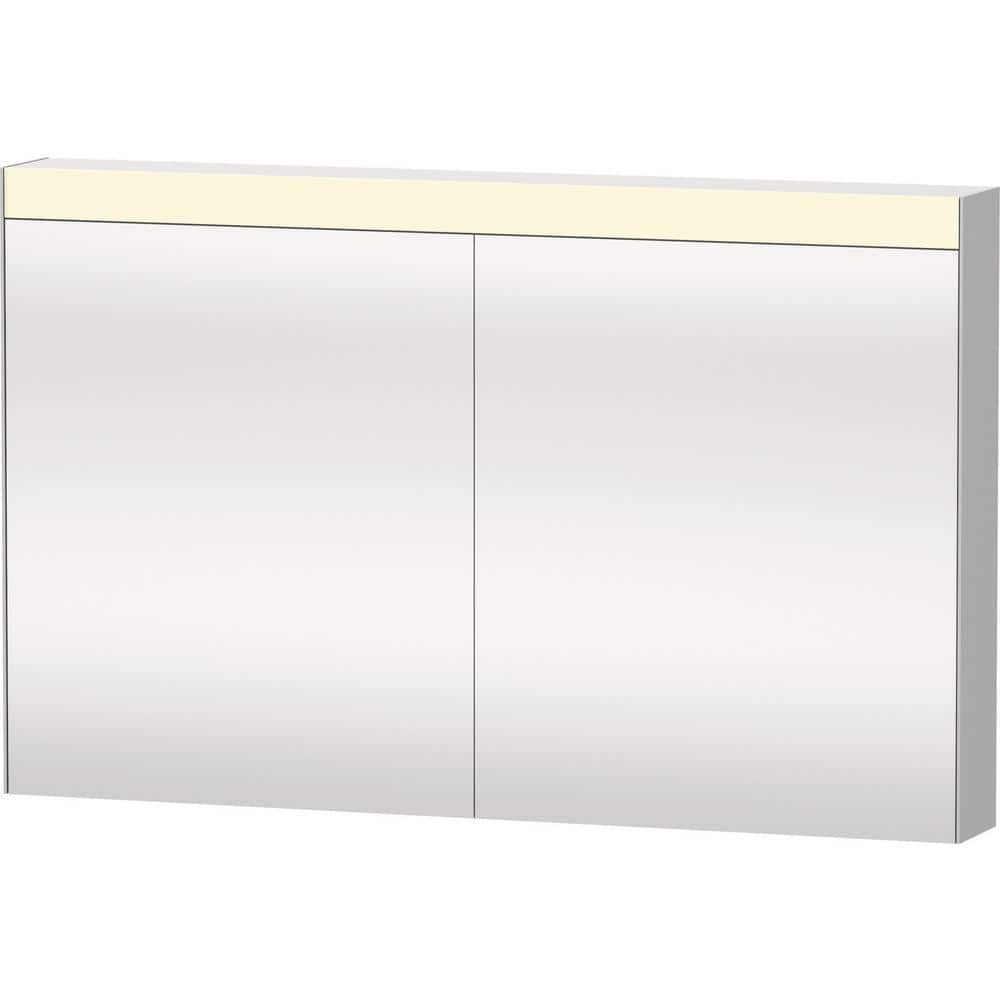 Duravit Light and Mirror 47.625 in. W x 29.875 in. H White Surface Mount Medicine Cabinet -  LM7843000006