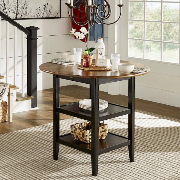 Drop leaf deals bar height table