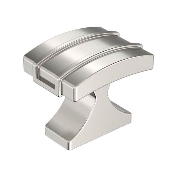 Davenport 1-1/4 in. (32mm) Classic Polished Nickel Rectangle Cabinet Knob