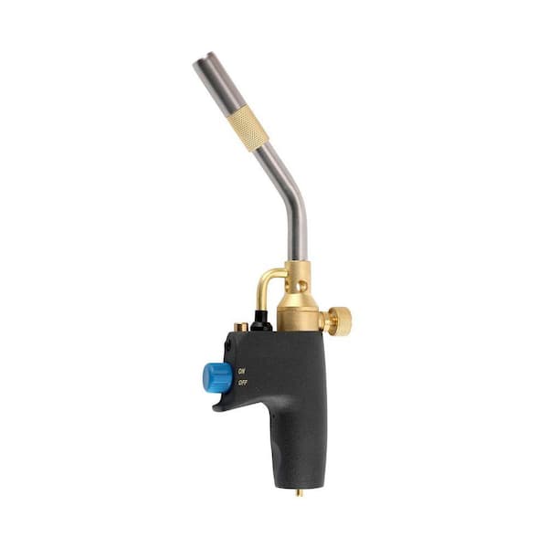 Cast Aluminum Brass Stainless Steel Propane Torch Head with Igniter Adjustable Flame for Soldering Plumbing