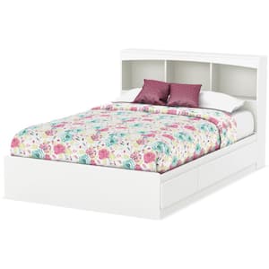 Step One 3-Drawer Pure White Full-Size Storage Bed