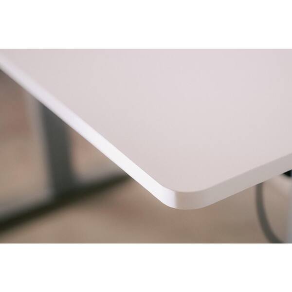 gnist på Nonsens ErgoMax 48 in. x 24 in. Rectangular Chipboard Tabletop for Standard and  Height Adjustable Home and Office Desk Frames, White BX4701WT - The Home  Depot