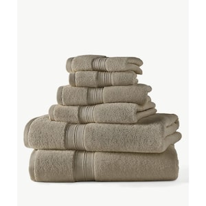 Blue Loom Liam Cotton blend 6-Pcs Towel Set, Sandstone