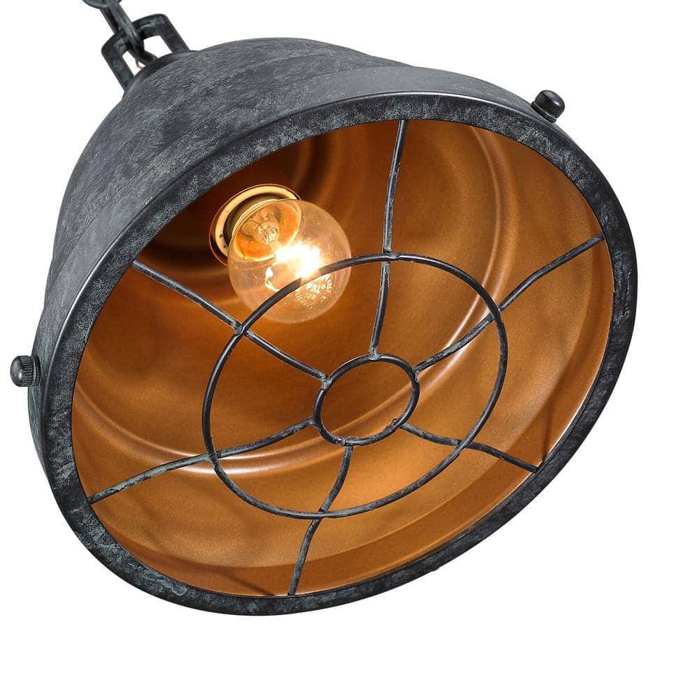 Black Patina Rustic Mini Pendant Light