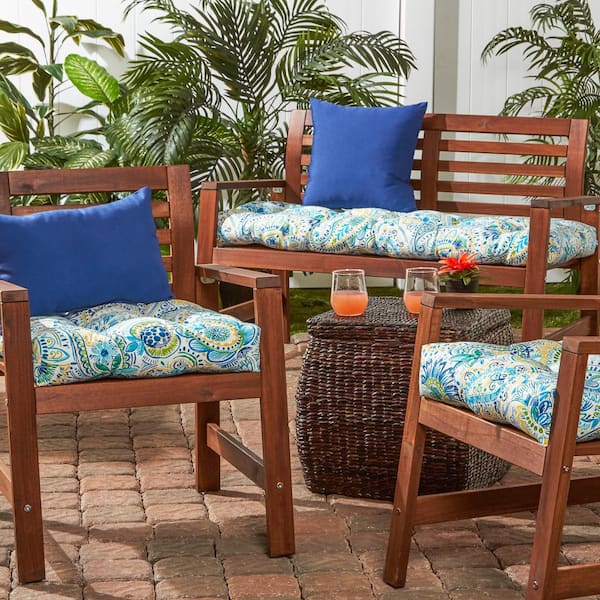 Greendale Home Fashions Seat & Back Outdoor Chair Cushion - Short