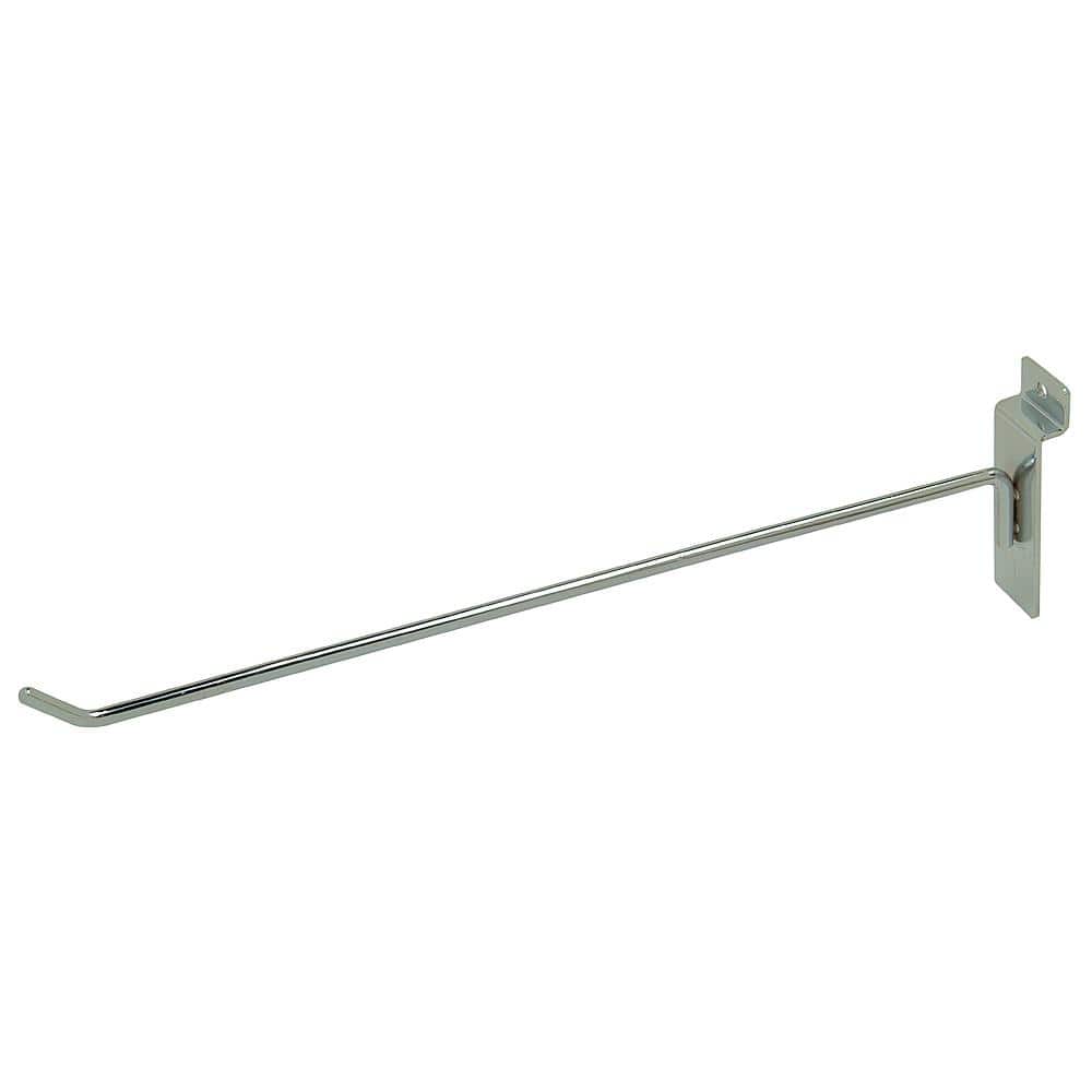 12 in. Chrome Thin Line Hook for Slatwall (Pack of 96)