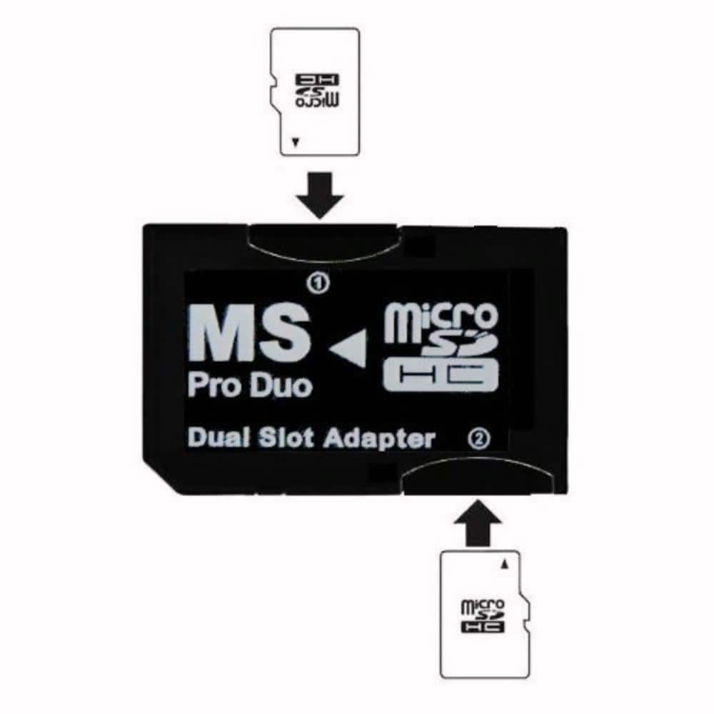 SANOXY 3-in-1 MicroSD MS SD PRO DUO Memory Card Adapter Kit/MicroSD to  Mini/MicroSD to SD - to MS Pro Duo SNX-3X-ms-duo-KIT - The Home Depot
