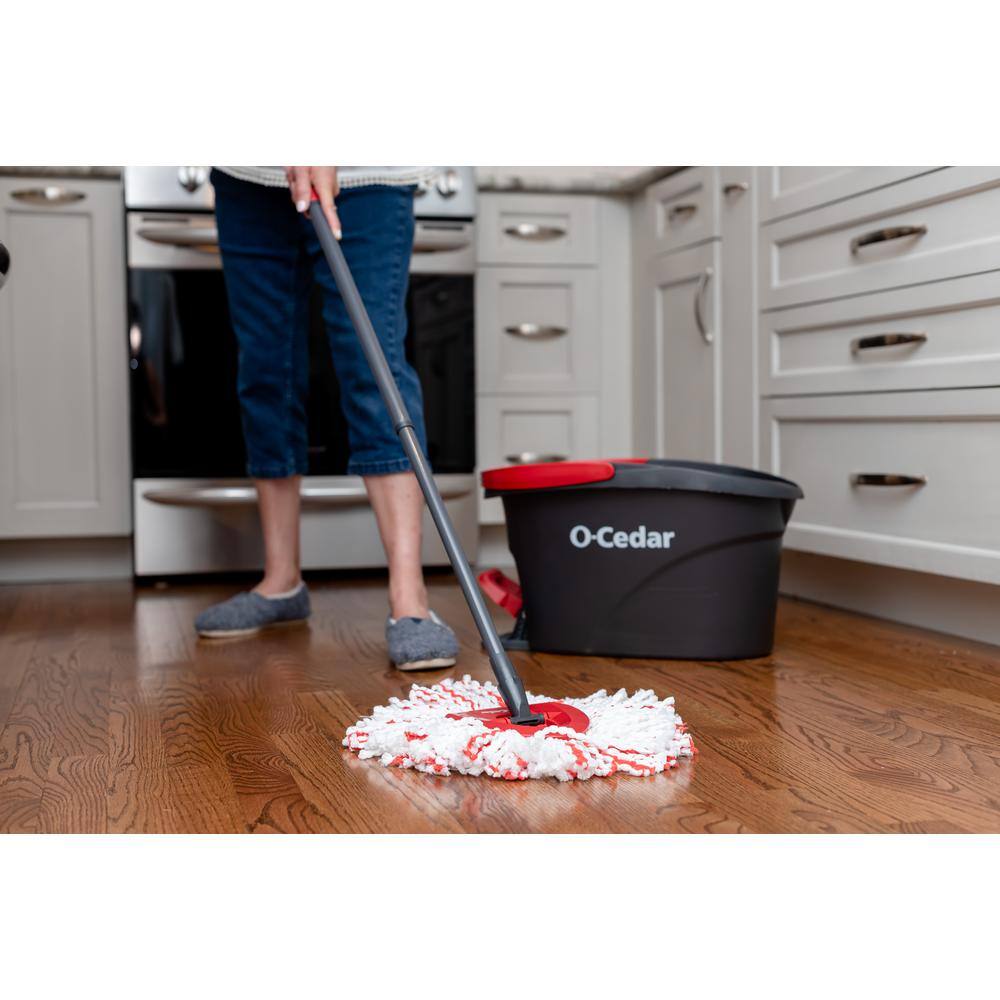 EasyWring Deep Clean Microfiber Spin Mop with Bucket System and 2 Extra
