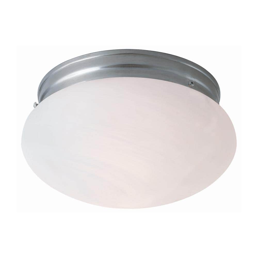 Trans Globe Lighting 3619 1 Light Down Lighting Flush Mount Ceiling Fixture - Nickel