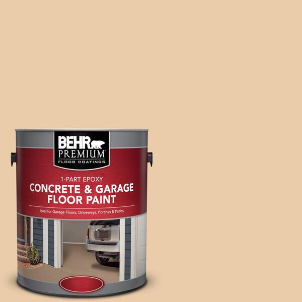 BEHR Premium 1 gal. #PFC-21 Grain 1-Part Epoxy Satin Interior/Exterior Concrete and Garage Floor Paint