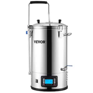 Electric Brewing System 9.2 Gal./35 l Brewing Pot All-in-One Home Beer Brewer Mash Boil Device Auto Mode 1800-Watt Power