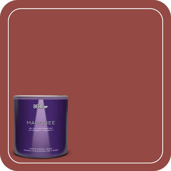 BEHR MARQUEE 1 qt. Home Decorators Collection #HDC-FL14-4 Cranberry Zing Eggshell Enamel Interior Paint & Primer