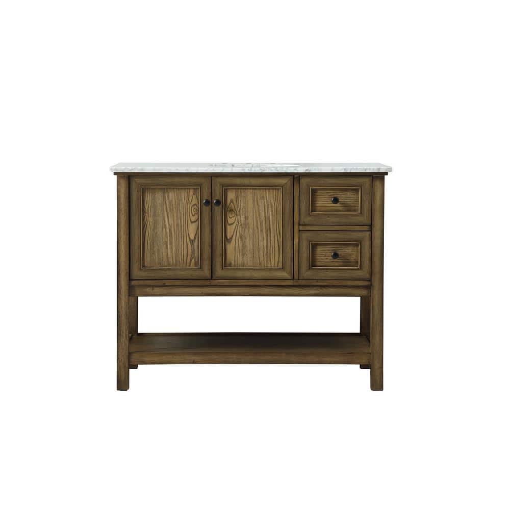 Timeless Home 42 in. W x 22 in. D x 34 in. H Single Bathroom Vanity in Drif