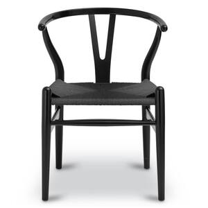 Weave Chair in Pitch Black