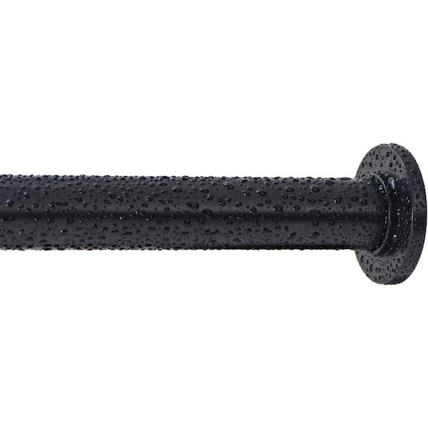 Dyiom Tension Curtain Rod - Spring Tension Rod for Windows or Shower, 24 to  36 In.. Black B07XXFZ3DG - The Home Depot