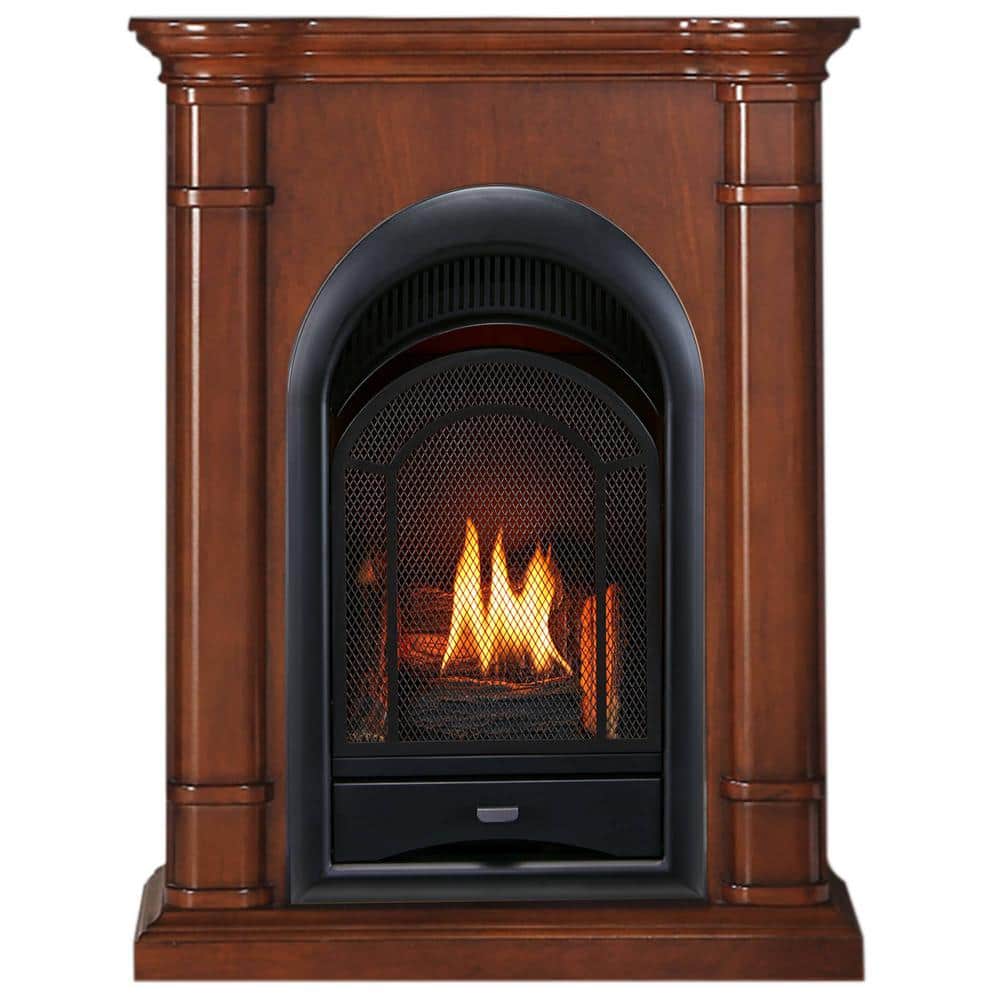 FS100T-3AS Ventless Fireplace System 10K BTU Duel Fuel Thermostat Insert an