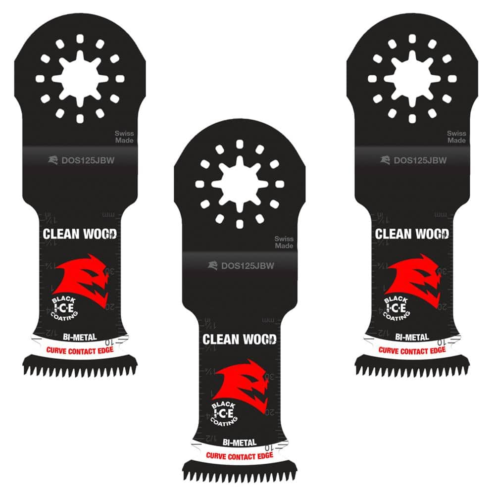 Starlock Bi-Metal Oscillating Blades for Clean Wood Details about   Diablo 1-1/4 in 3-Pack 