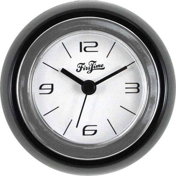 FirsTime 4 in. Round Mag Wall Clock
