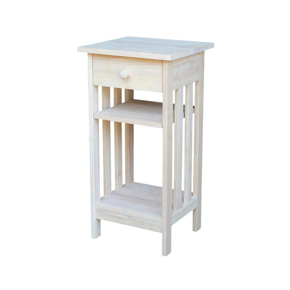Unfinished Storage End Table - thumbnail 9