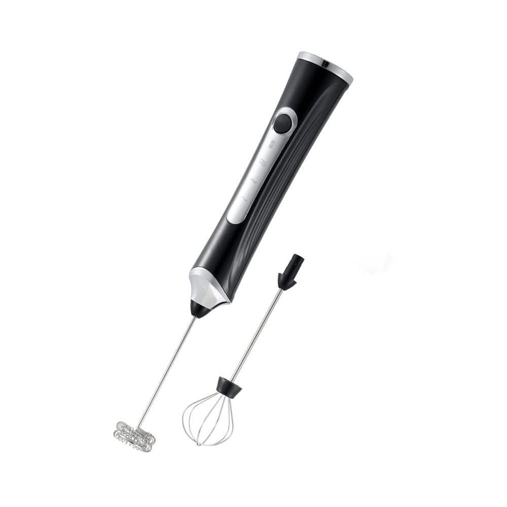 Handheld Electric Milk Frother with 2 Mixing Heads, 3 Speed Control, Coffee Foam Mixer price history on PriceWatchPro