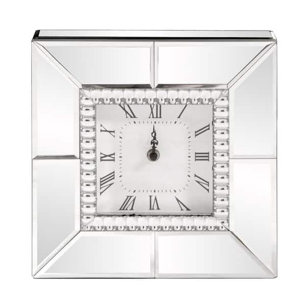 Marley Forrest Mirrored Table Clock