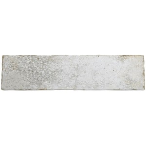 Mandalay White 2.95 in. x 0.34 in. Polished Ceramic Wall Tile Sample