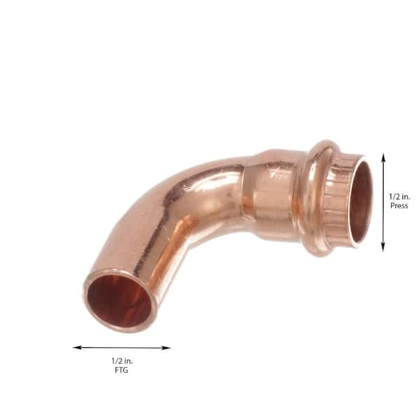 ProPress 1/2 in. Press x 1/2 in. FTG Copper 90° Street Elbow